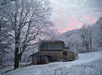 My barn at sunrise