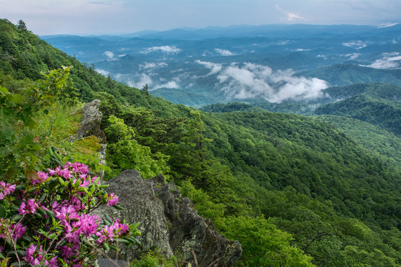 The Blowing Rock in spring