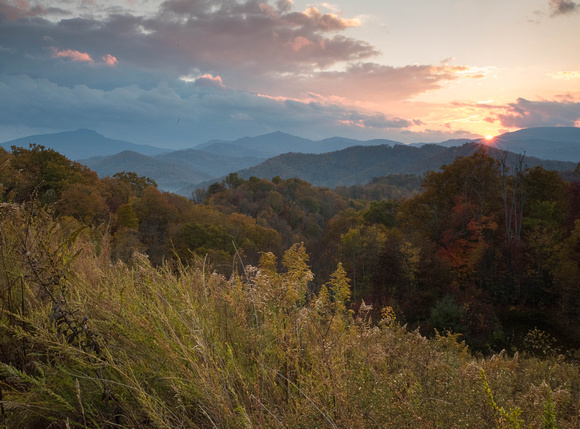 In Boone sunset