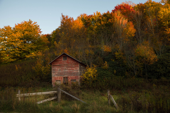 The Smokehouse in Fall
