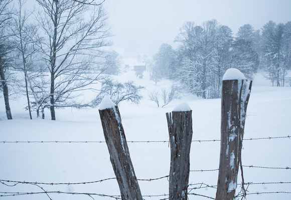 Winter at Valle Crucis