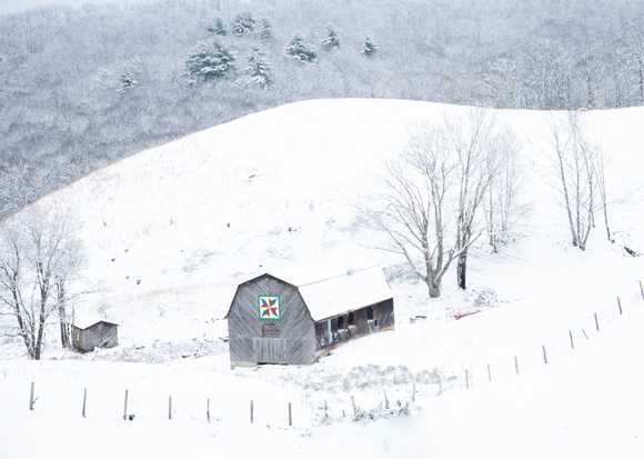 Mountain Snow Barn